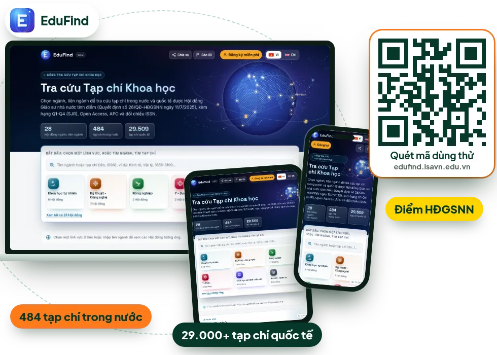 EduFind trên máy tính, máy tính bảng và điện thoại, kèm mã QR dùng thử